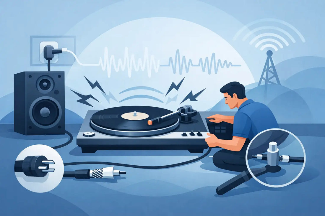 How to Reduce Turntable Hum Noise at the Source