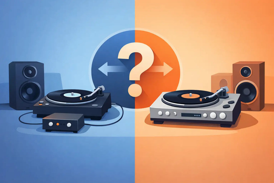 Phono Stage vs Built In Preamp: What Changes?